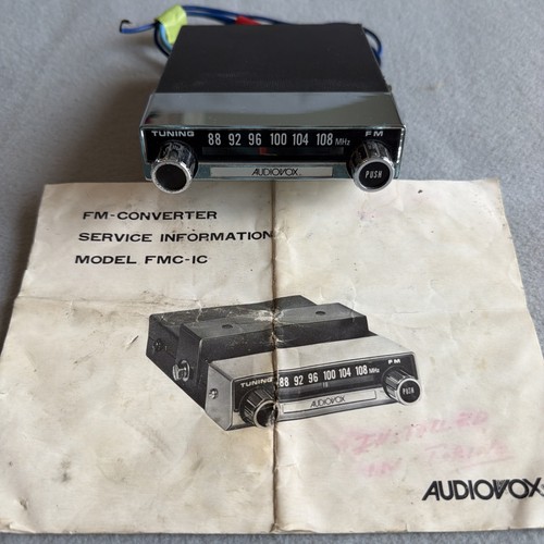 Audiovox fmc - audiovox, fm