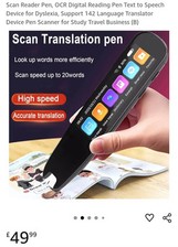 Scanning Translator Language Translator Pen
