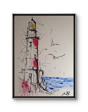 COAST LIGHTHOUSE 12x16