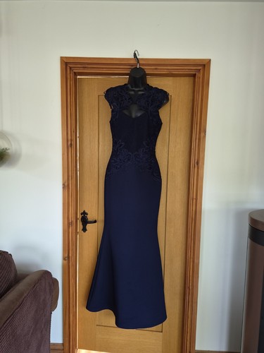 Ladies navy blue - navy, ballgown