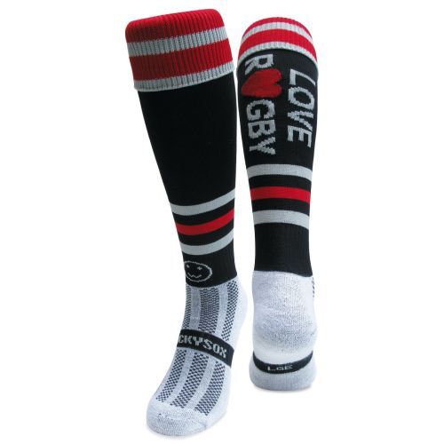 Wackysox love rugby knee - love,