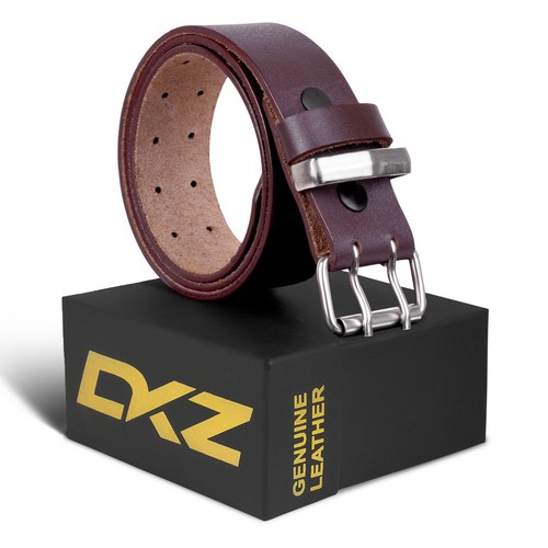 Mens leather belts double - mens,