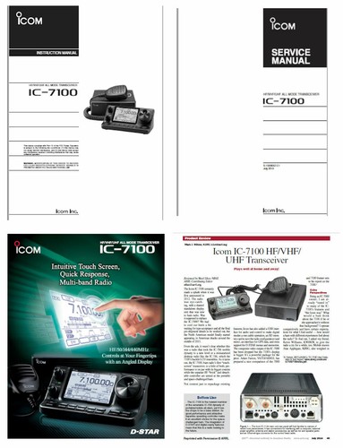 Icom 7100 instruction - icom,