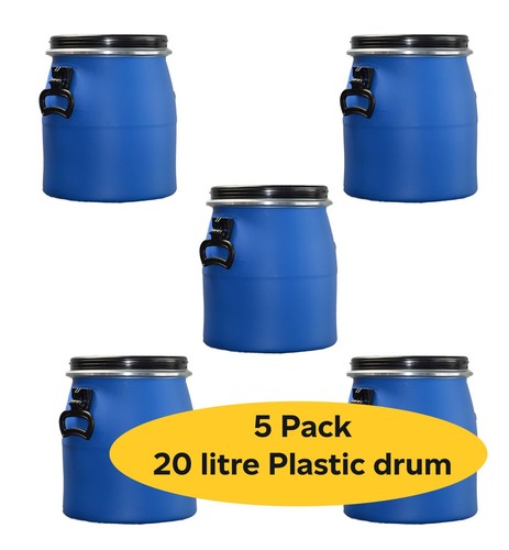 Storage tank open top - tank, blue
