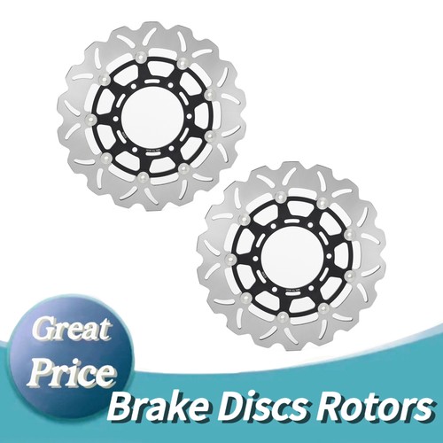 Pair front brake discs rotors - discs,
