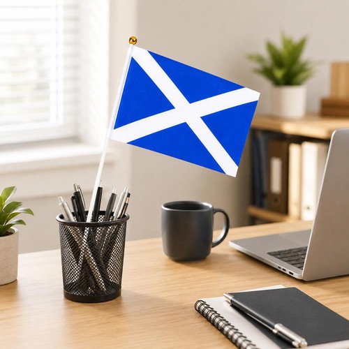 10x scottish saltire flags - 10x,