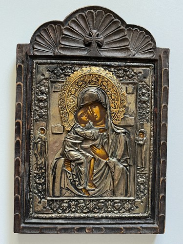 Old icon our lady - old,