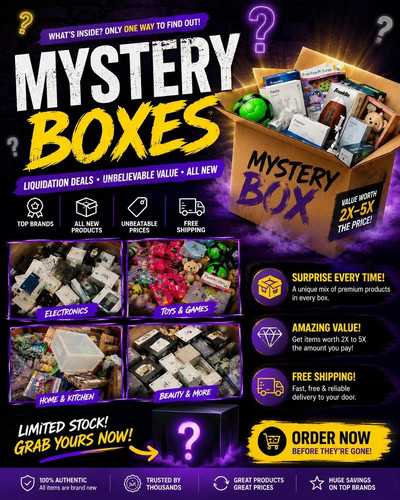 Amazon overstock mystery - mystery, box
