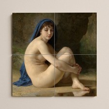 Bouguereau Seated Nude Ceramic
