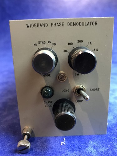 Wideband phase demodulator - phase,