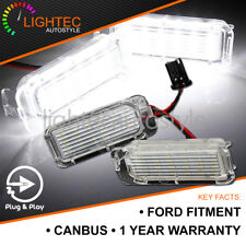 2x LED XENON WHITE LICENSE