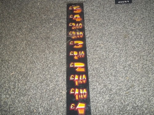 Fruit machine decal bell - machine,, x1,