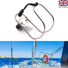 Stainless Steel Life Buoy Ring Holder Marine Boat Horseshoe Bracket w/ Mount UK
