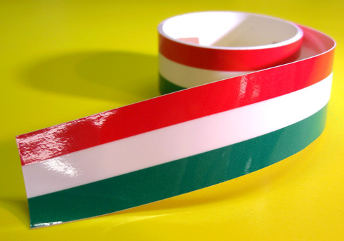 Italian flag stripes stickers - flag,