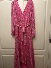 Phase Eight Hayley Neon Pink Maxi Dress ~ Size 14