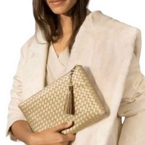 Virginia wolf nwt woven faux - virginia,