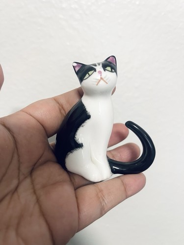 Fine bone china tuxedo - china, cat