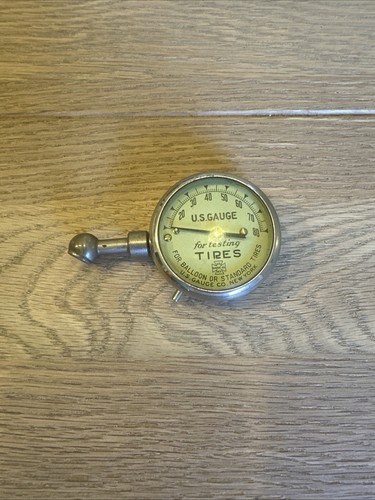 Vintage tyre pressure gauge - vintage,