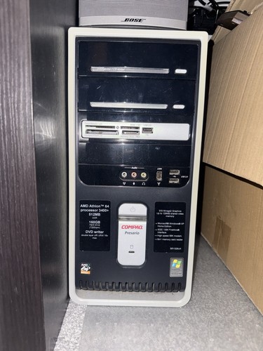 Retro vintage compaq presario - vintage,