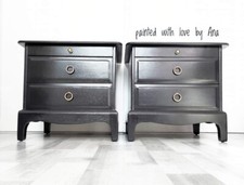 Vintage Stag Minstrel Bedside Tables PAINTED TO ORDER 