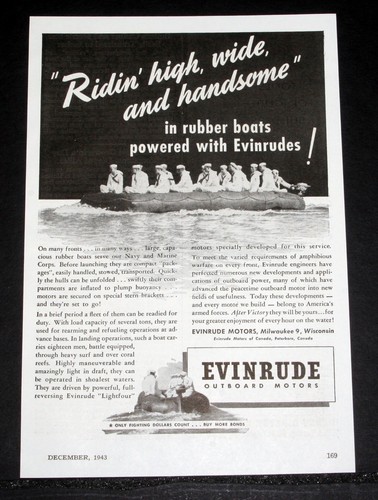 1943 old wwii magazine print - wwii,