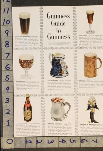 1952 brewery beer - brewery, guiness