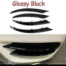 4PCS Front Fog Lamp Grill Grille Decorative Covers Stickers For Mercedes Benz