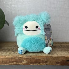 Squishmallow Joelle Bigfoot Yeti - Blue Retired Small Squishamllow Bigfoot 5"