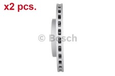 X2 PCS FRONT BRAKE DISC ROTOS X2 PCS SET 0 986 478 624 BOSCH I
