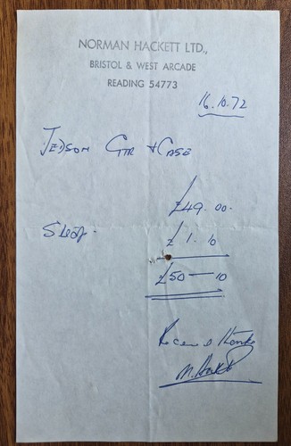 1972 norman hackett bristol - norman, &