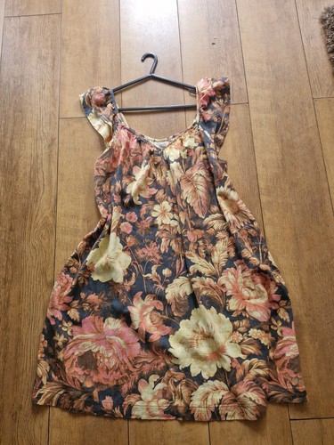Ladies next floral linen - linen, blend