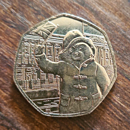 2018 50p coin - 50p, paddington