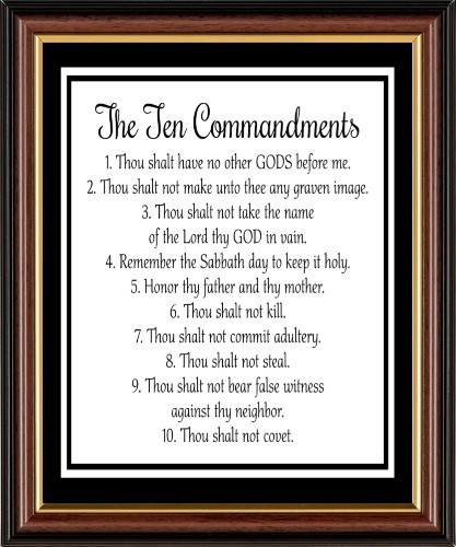 The ten commandments - -,