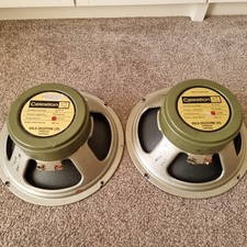 Pair of Celestion G12 H Greenback 30w 16ohms 55hz