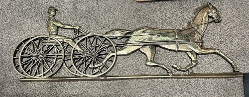 Vintage syroco wall art - vintage, horse