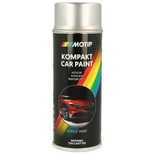MOTIP Kompakt Silver Metallic Fast Drying Acrylic Paint Weather-Resistant 400ml