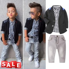 3PCS Baby Boys Dress Suit