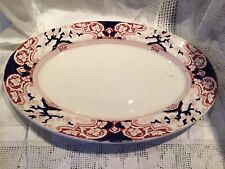 Antique pottery Platter or serving tray - JHW & Sons HANLEY - Falcon Ware 16x12"