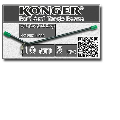 Bent anti tangle booms black - tangle,