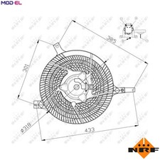 FAN ENGINE COOLING 47572 FOR