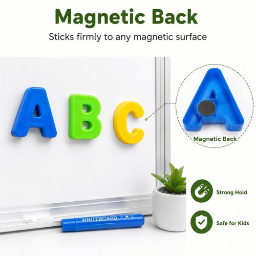 Magnetic alphabet letters - a-z,