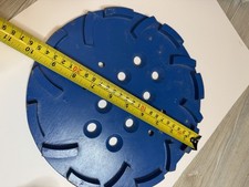 250mm Diamond P5-FG Concrete Floor Grinding Plate - Blue Disk