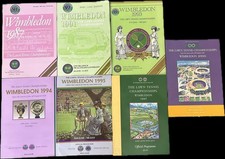 Wimbledon Tennis Programmes 1987-2008 14 Total