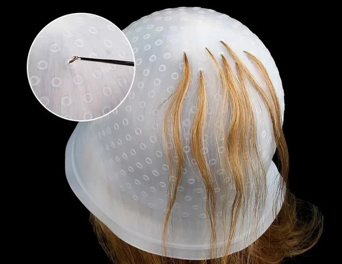 Magic cap hair highlighting - hair,