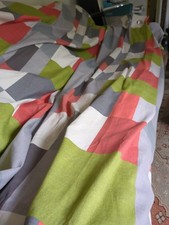 Pair Of Next  Eyelet Lined Curtains  228 Cm X 229 Cm