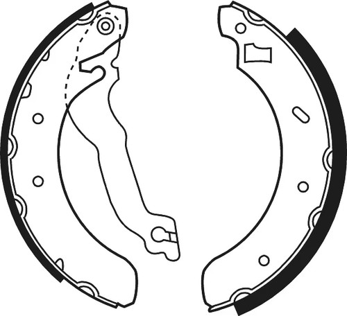 Motaquip brake shoes set - motaquip,