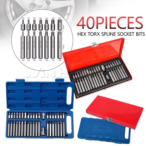 Piece hex star torx spline - 40-piece,