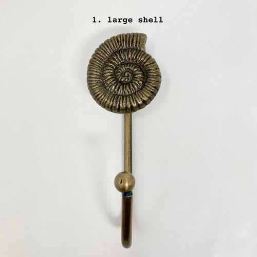 Antique brass sea life - brass, marine