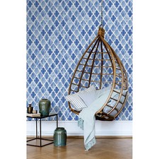 Blue moroccan removable - moroccan,