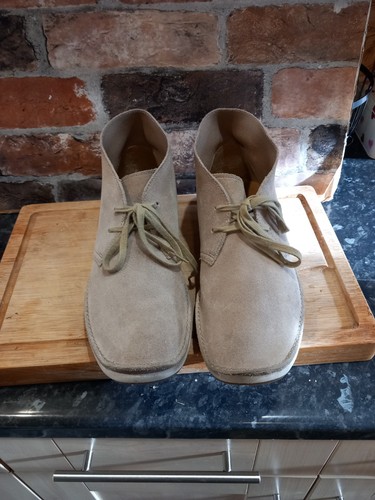 Clarkes suede desert - desert, mens